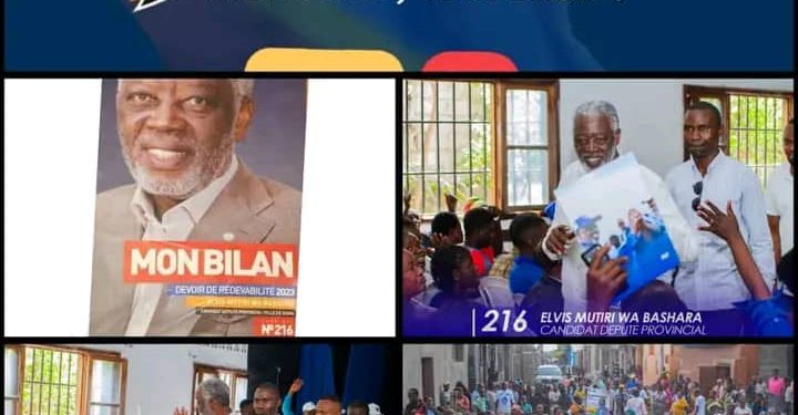 campagne électorale à goma : Elvis Mutiri présente son bilan à la population