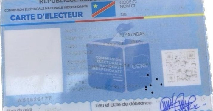 Élections -Lubero: La délivrance des duplicatas de la carte d&rsquo;électeur évolue normalement à mangurunjipa
