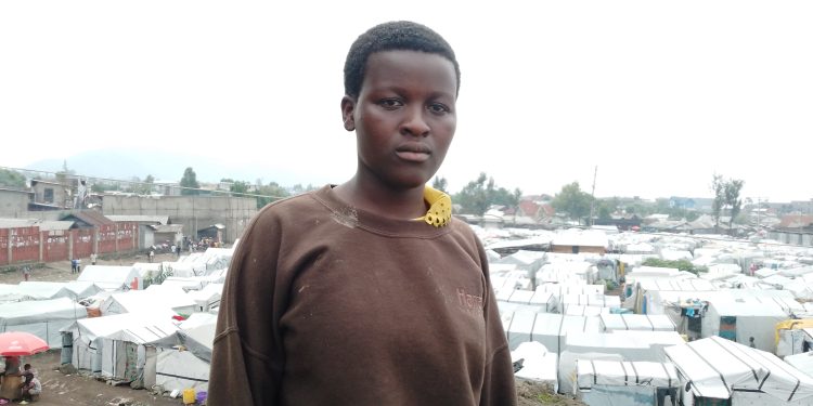 Nord-Kivu -conséquence de la guerre du m23 : Olive Kamikazi n&rsquo;a plus l&rsquo;espoir d&rsquo;atteindre ses rêves