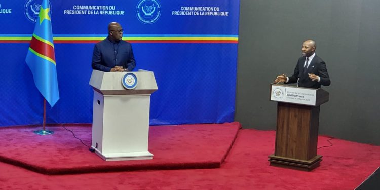 RDC-Kinshasa : Briefing spécial à la RTNC, la politique et la sécurité, deux grands points abordés par Tshisekedi