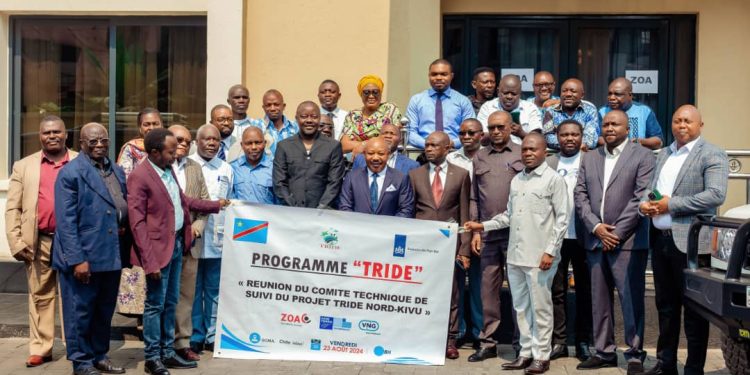 Nord-Kivu: les membres du comité technique de suivi du projet « TRIDE  » échangent au tour du projet à Goma
