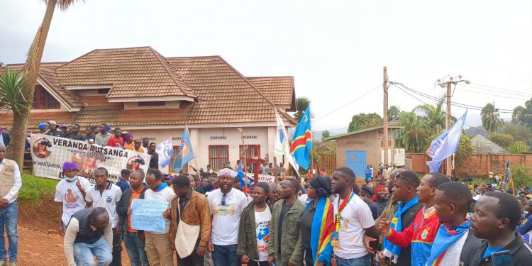 Butembo : marche de soutien aux FARDC, une action sans casse, la synergie s&rsquo;en félicite