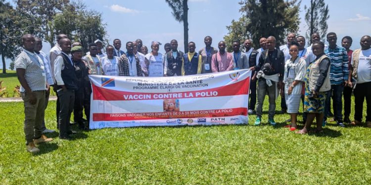 Nord-Kivu : le gouvernement provincial lance officiellement la troisième phase de la campagne de vaccination contre la poliomyélite