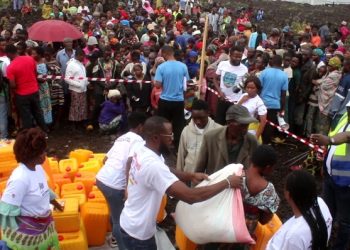Nord-Kivu : L&rsquo;organisation S.O.S RDCongo vient à la rescousse aux deplacés de guerre du site Nzulo 2