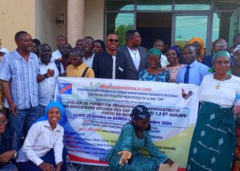 Nord-Kivu : Les éducateurs sociaux des CRP formés à Goma