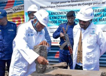 Nord Kivu : Le Vice-Gouverneur lance les travaux de pavage de 5 km à Goma