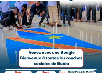 Ituri : commémoration de l&rsquo;assassinat de Patrice Lumumba, des bougies allumées à Bunia