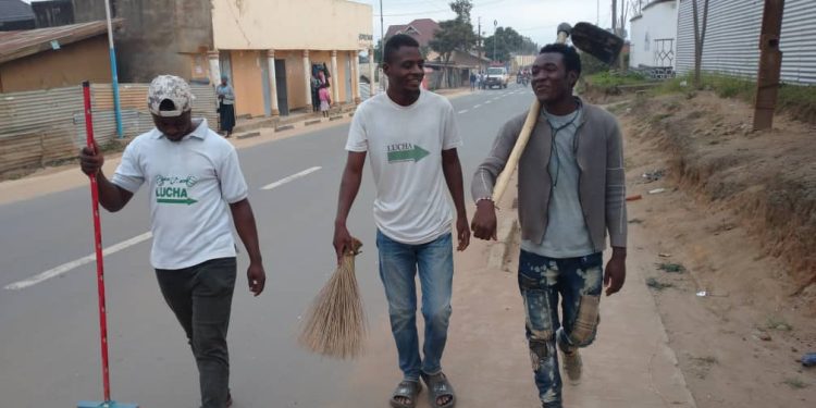 Lutte contre l&rsquo;insalubrité à Bunia : La LUCHA s&rsquo;investit