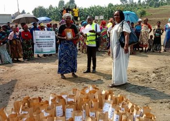 Nord-Kivu : Distribution de semences améliorées aux agriculteurs par l&rsquo;organisation « ARBRE DE PAIX