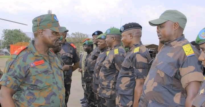 Arrivée du Major Général Ychaligonza Jacques à Bunia pour évaluer la situation sécuritaire en Ituri