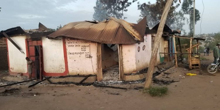 Incendie dévastateur à Bunia : deux maisons d&rsquo;habitation et cinq boutiques réduites en cendre