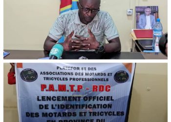Goma : Lancement officiel de l&rsquo;identification des motos et tricycles par le Maire de la ville