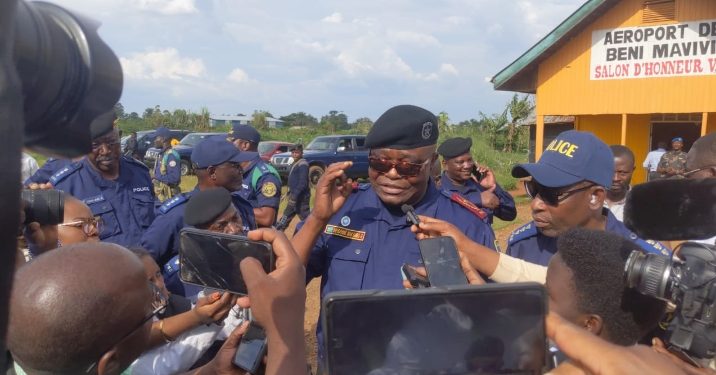 Beni : arrivée du nouveau commissaire provincial de la PNC du Nord-Kivu