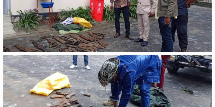 Goma : Dix armes, 32 chargeurs et 3 grenades saisis lors d’un bouclage ciblé à Katoy