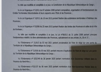 ‎Nord-Kivu : Nomination des conseillers près le Gouverneur Somo Kakule, Monsieur Sebagisha Rubera Joseph dit ne pas être preneur‎