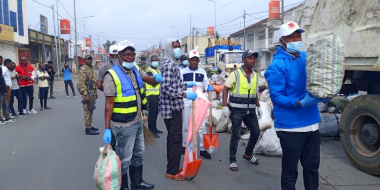 Goma: le maire rassure à la population de Goma de l&rsquo;évacuation des immondices dès la semaine prochaine
