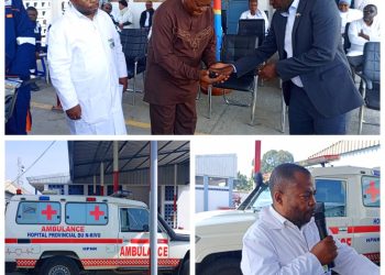 Goma : Lancement du service d&rsquo;aide médicale d&rsquo; urgence, SAMU,  à l&rsquo;hôpital provincial du Nord Kivu