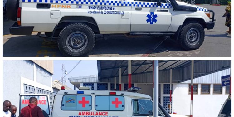 Goma : Deux ambulances  mises à la disposition de la population pour les urgences