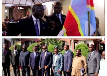 Goma: Prestation du serment de fidélité et loyauté, du nouveau gouverneur du Sud Kivu récemment nommé