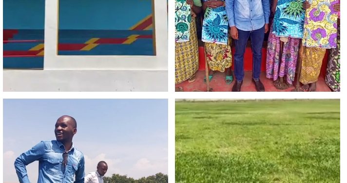 Rutshuru : L&rsquo;Administrateur du Territoire,, remet des pagnes à 20 femmes chargées de la propreté du Stade Tata Mwami Ndeze Rugabo II