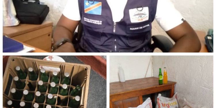 Goma: un lot de produits manufacturés avariés, détectés sur le marché par les agents de l&rsquo;hygiène publique