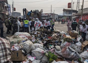 Goma : la Croix-Rouge accompagne la mairie dans les travaux communautaires pour débarrasser la ville des immondices et prévenir les risques sanitaires