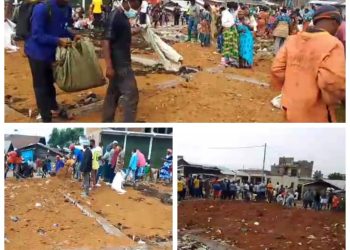 Kahembe : Mobilisation générale de la population pour remblayer la place destinée à accueillir les vendeurs des marchés pirates