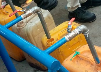 REGIDESO Goma: Inauguration des hyper bornes fontaines implantées dans des axes sans extensions pour un approvisionnement régulier en eau
