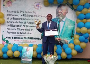 Nord-Kivu : Sosthène Shabishimbo couronné Artisan de la Paix et Ambassadeur de l&rsquo;EDU-NC
