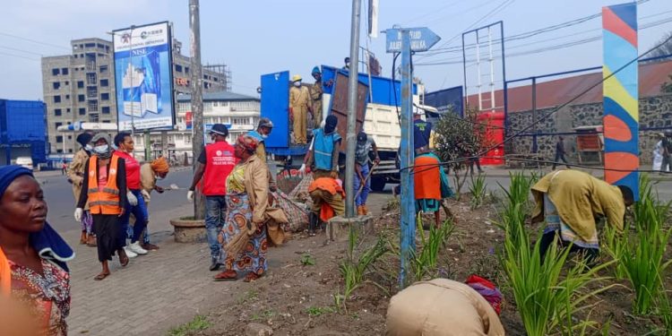 Goma : Les habitants s&rsquo;approprient d&rsquo;ors et déjà le Salongo, constat du maire Julien Katembo Ndalieni