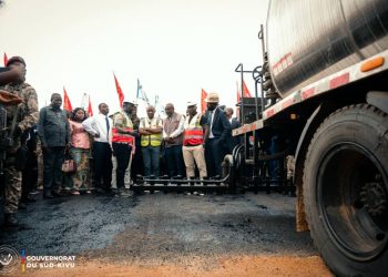 Lancement des Travaux de Réhabilitation du Tronçon Rond-Point Kavimvira-Kalundu sur la RN5 à Uvira