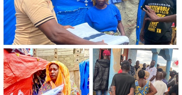 ‎Beni: Les femmes veuves des militaires et policiers assistées en non-vivres ~ Don de Jean Paul Waitswalo