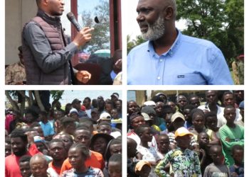 Rutshuru : l’Administrateur Prince Mpabuka et le Mwami Patrick Ndeze appellent à la paix et mobilisent les jeunes à s’enrôler dans l’ARC à Binza*‎‎