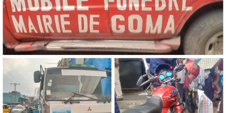 Goma : un accident mortel de circulation routière se produit cette soirée près de la place Jolie