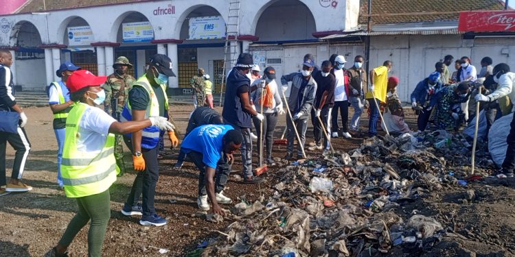 Salongo à Goma: La SNEL se joint à la mairie pour l&rsquo;assainissement de la ville