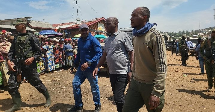 Nord-Kivu : Le Gouverneur Bahati Musanga en itinérance sécuritaire et sociale à Rutshuru