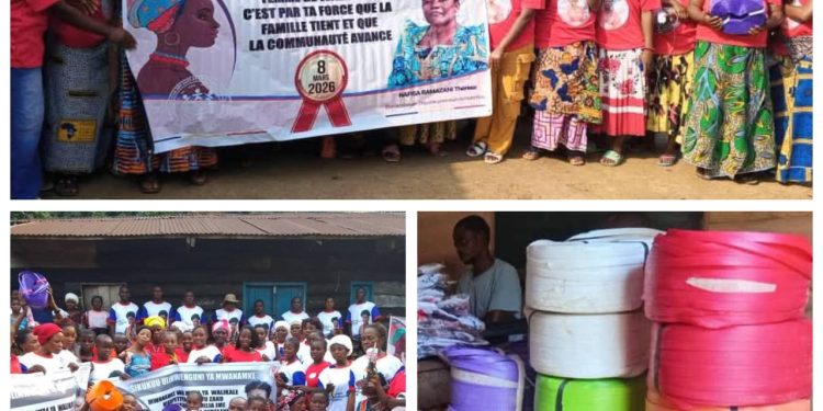 Walikale : La Députée provinciale Nafisa Ramazani lance un programme de tissage de paniers pour l’autonomisation des femmes