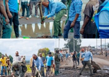 ‎Nyiragongo : De Kihisi à Kibumba, l’Administrateur Prince Mpabuka mobilise la population pour le « Salongo »‎