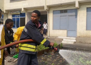 Goma : Des stagiaires venus de Kalehe et Idjwi au Sud Kivu outillés sur les mesures de prévention des incendies (Protection civile)