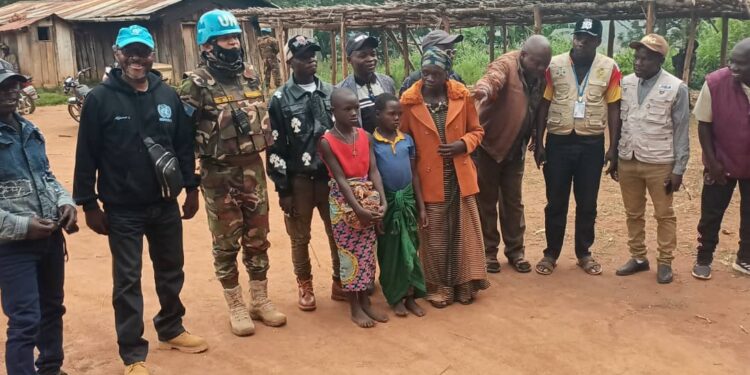 Djugu : trois personnes du site de déplacés de la Plaine Savo remises à la MONUSCO à Jibba