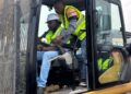 Goma: Le gouverneur lance les travaux d’asphaltage et de canalisation au tronçon routier à la petite barrière