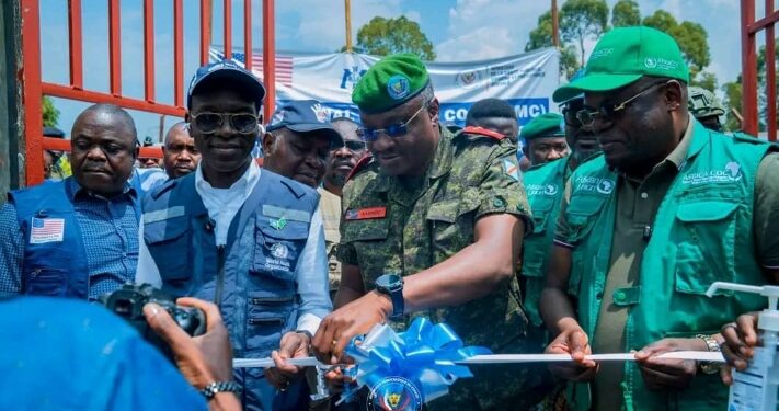 Ebola en Ituri : le Gouverneur militaire, Africa CDC et l&rsquo;OMS inaugurent le nouveau Centre de Traitement Ebola de Rwankole