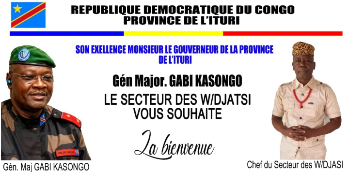 Djugu : le secteur des Walendu Djatsi souhaite la bienvenue au gouverneur militaire de l’Ituri