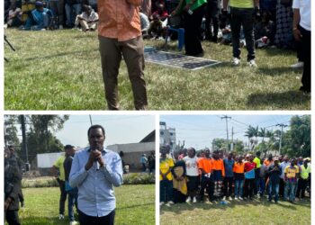 Goma: La population félicite l’AFC/M23 pour le maintien de la sécurité assurée (meeting quartier les Volcans)