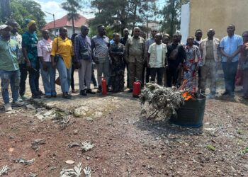 Goma: Clôture mercredi de la formation sur les techniques d’extinction du feu d’incendie organisée par la protection civile