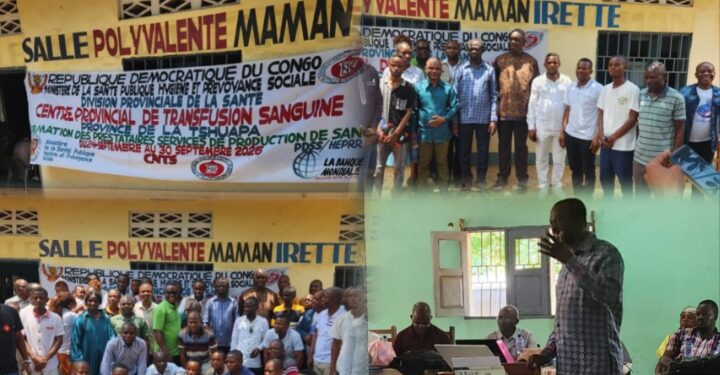 Tshuapa : Le CNTS-RDC outille les prestataires et mobilisateurs pour une meilleure sécurité transfusionnelle à Boende