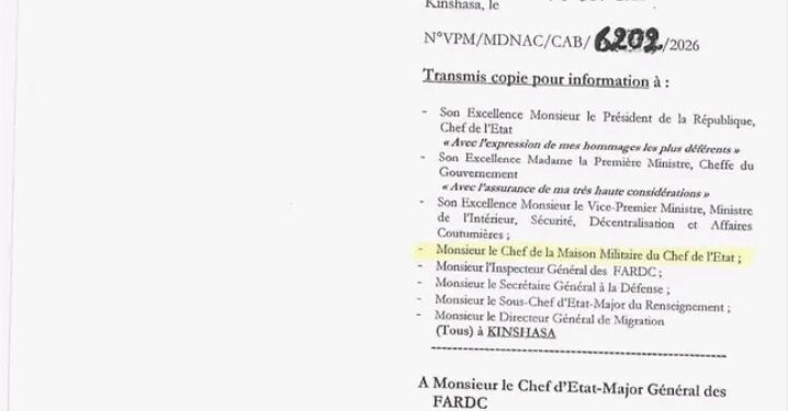 RDC : le gouvernement suspend les autorisations de sortie à l’étranger des officiers généraux et supérieurs des FARDC