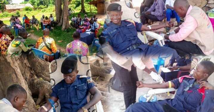 ‎Santé : La PNC Sud-Ubangi se mobilise pour le don de sang face aux défis sanitaires et à la menace d&rsquo;Ebola‎